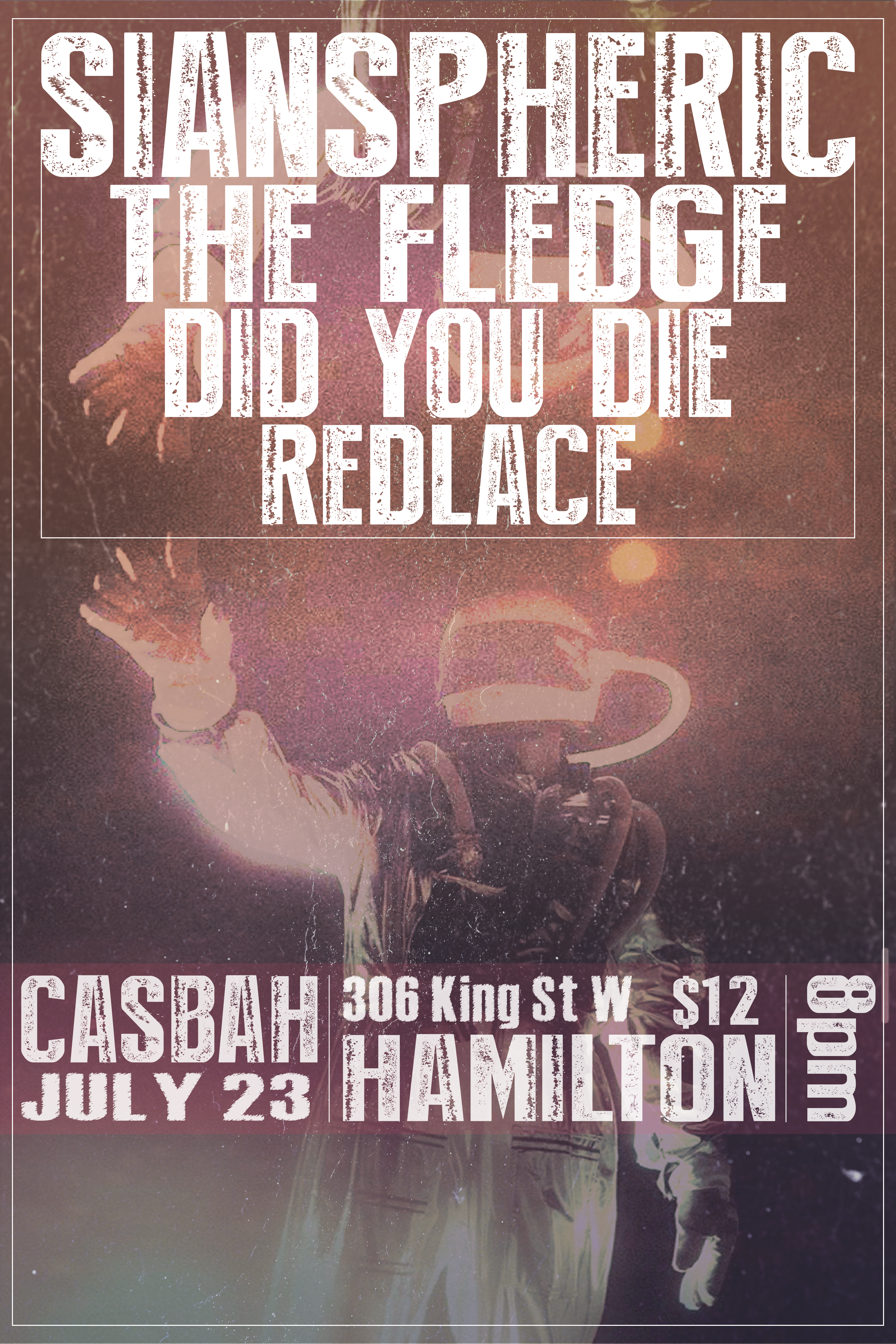 Casbah show flyer