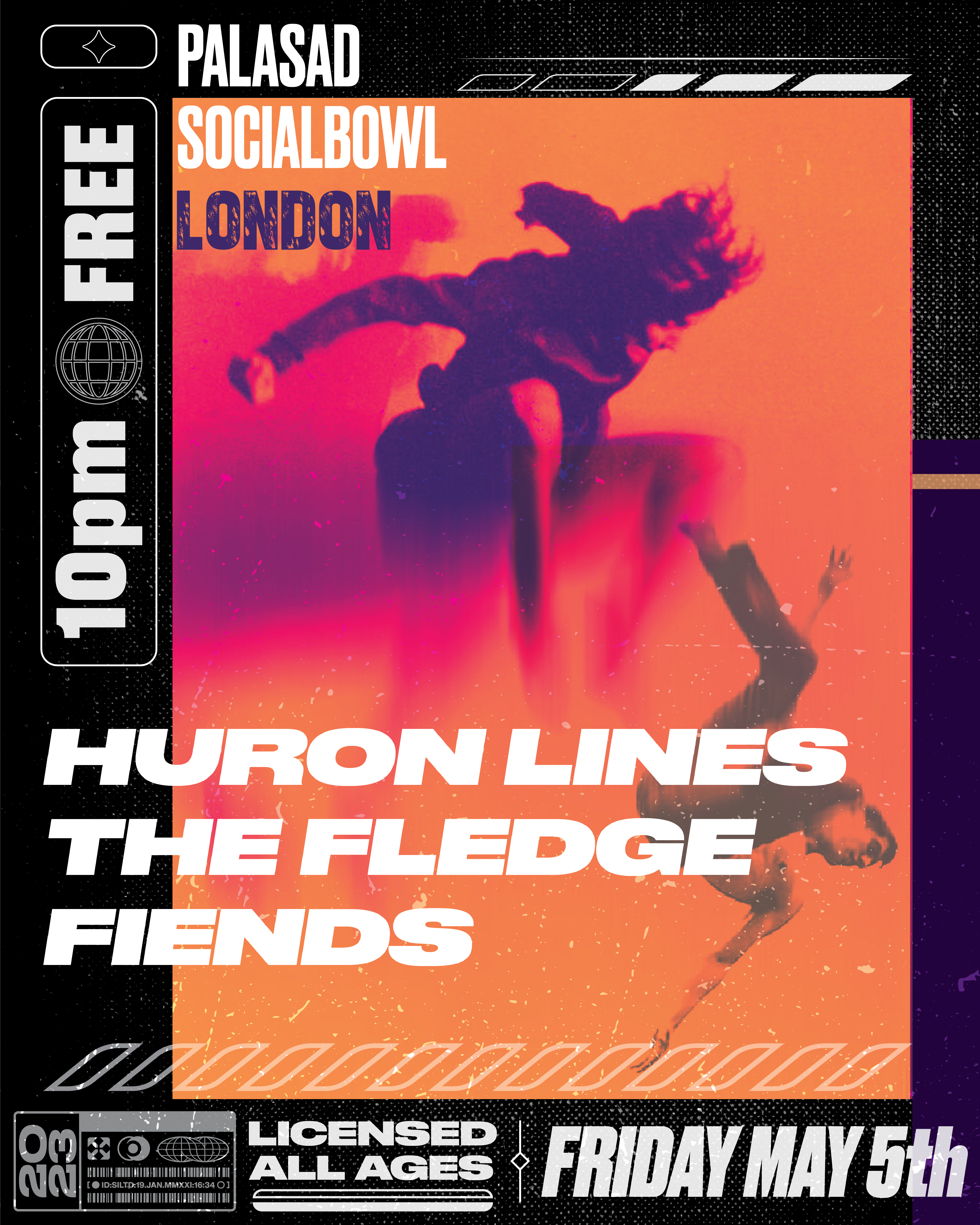 Palasad Social Bowl show flyer