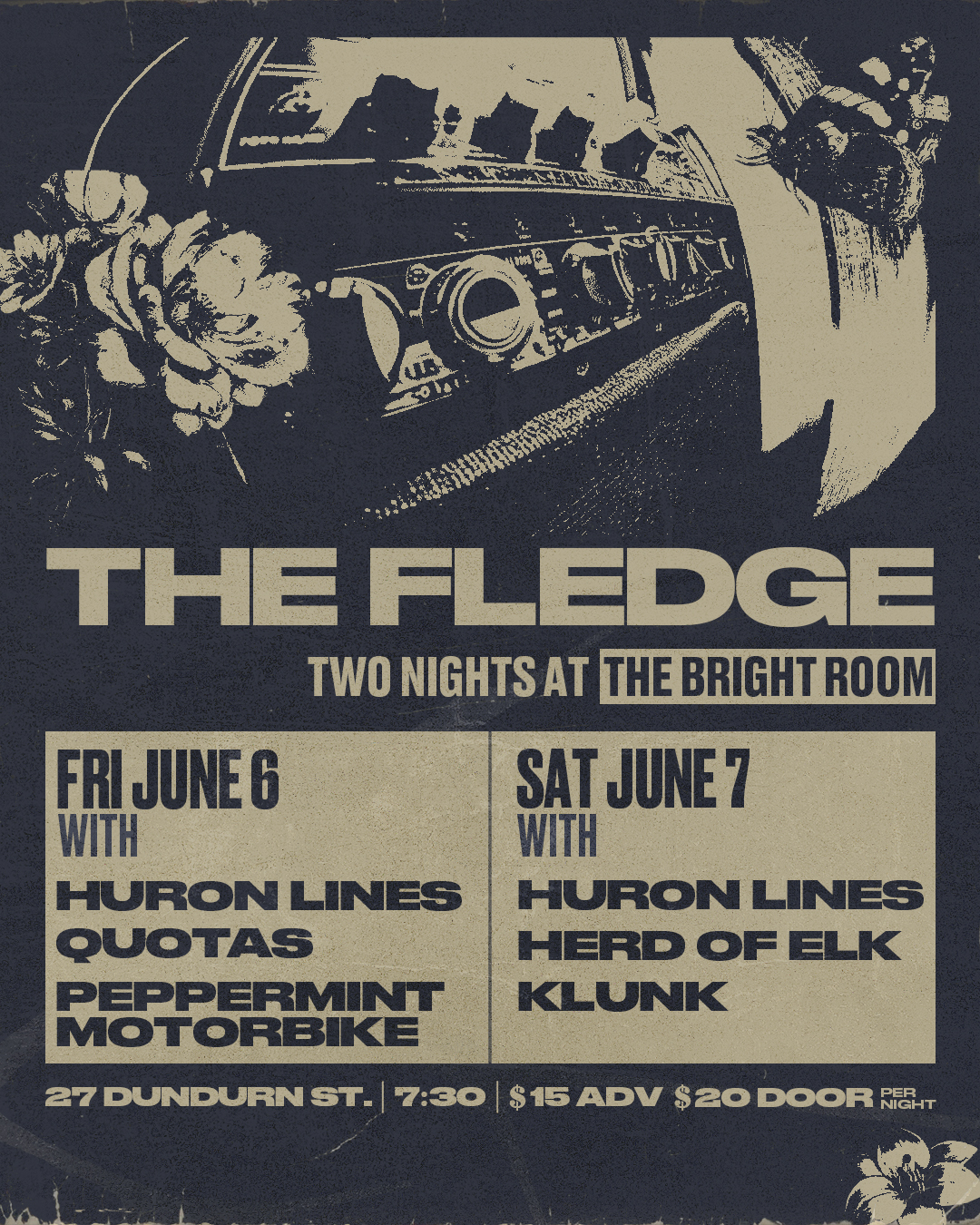 Bright Room show flyer