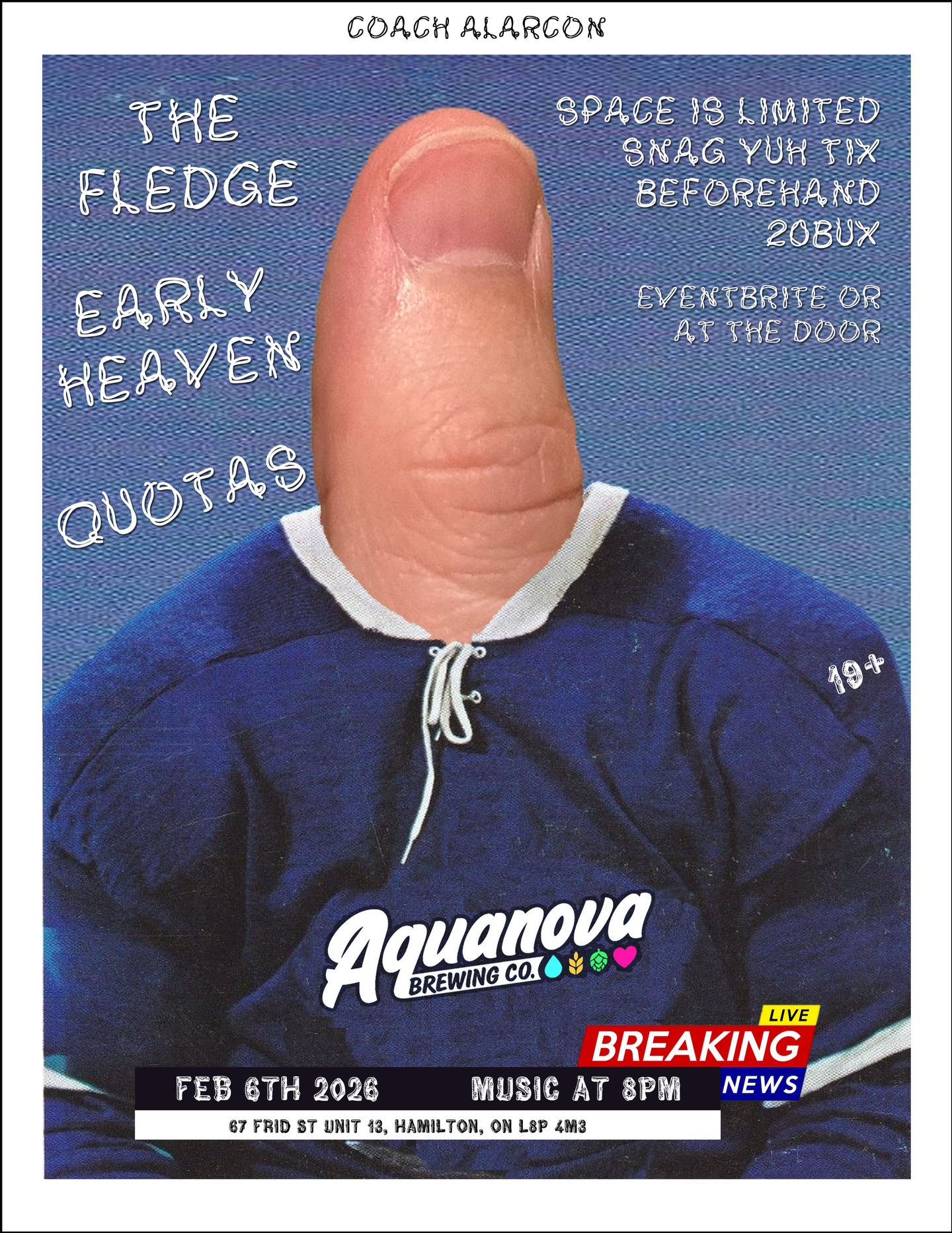 Aquanova show flyer