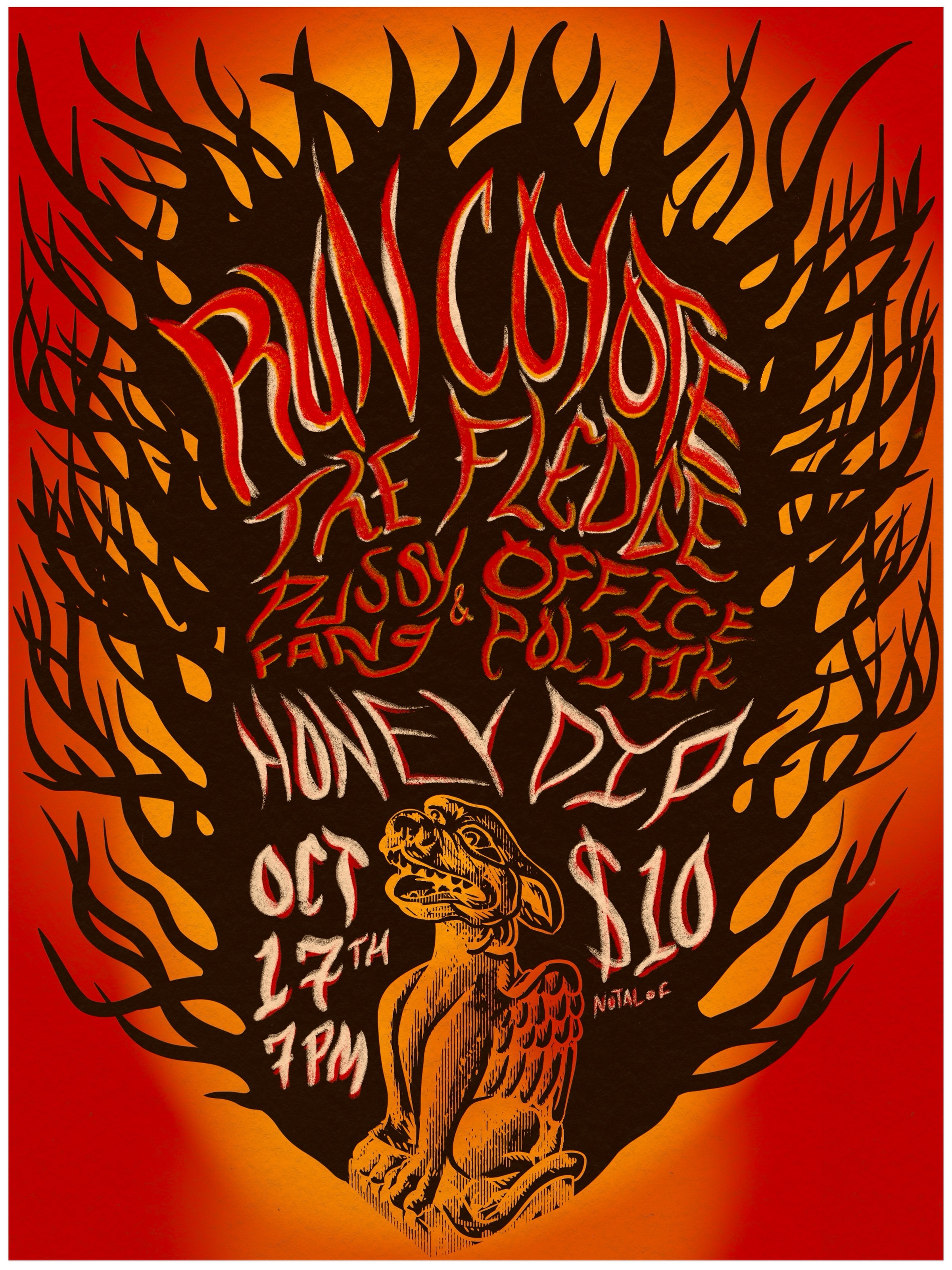 Honey Dip Bar flyer